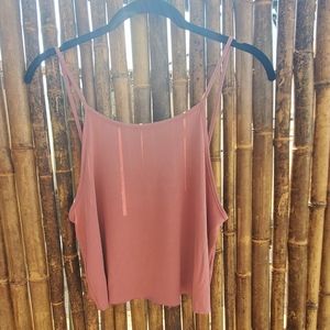 Pink crop top